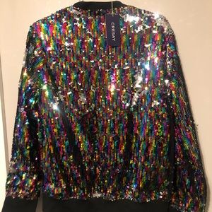 Sequin jacket